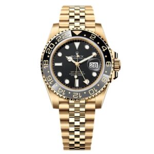 롤렉스18k GMT마스터2 40mm 126718GRNR-0001 Full Yellow Gold Black Dial Jubilee[CLEAN]