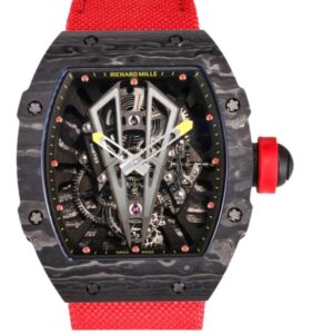 리차드밀 RM27-03 40mm 'Tourbillon' Black Carbon Case Textile Strap Skeletonized Dial[BBR]