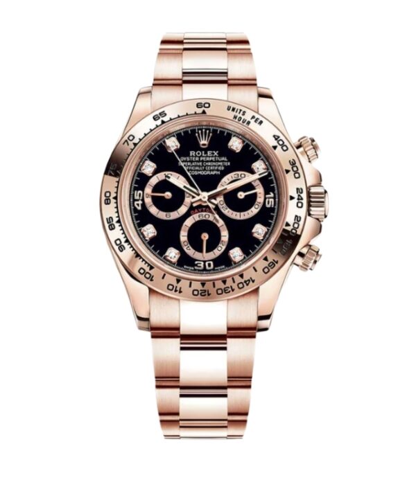 롤렉스18k 데이토나 40mm 116505 Full Rose Gold Diamond Mop Black Dial[CLEAN]