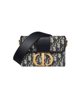 디올[dior/여왕]30 몽테뉴 박스 백(블루/오블리크 자카드)