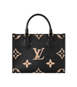 루이비통[louis vuitton/듀티프리]온더고 PM 앙프렝뜨(블랙/베이지)