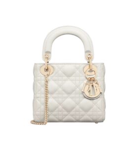 디올[dior/여왕]레이디 디올 미니 백(라떼/까나쥬/램스킨)