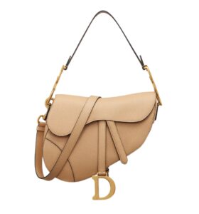 디올[dior/여왕]새들 스트랩 백(샌드/그레인 카프스킨)