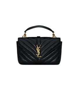 생로랑[ysl]컬리지 미니 체인 숄더백(블랙/금장)