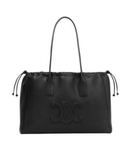 셀린느[celine/블랙프라임]퀴르 트리옹프 드로우스트링 카바스 라지(블랙)
