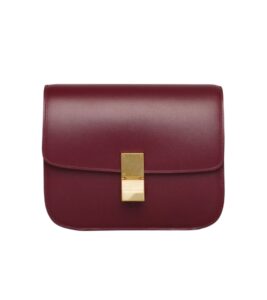 셀린느[celine/블랙프라임]클래식 박스 미디엄(버건디)