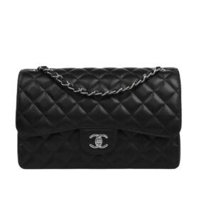 샤넬[chanel/팬더샵]클래식 플랩 백 점보(블랙/은장/캐비어)