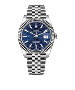 롤렉스 데이저스트 41mm 126334-0032 Full 904L Fluted Motif Blue Dial Jubilee[VS]