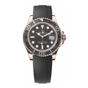 롤렉스 요트마스터 40mm 126655 Rose Gold Rubber Strap Black Dial[VS]