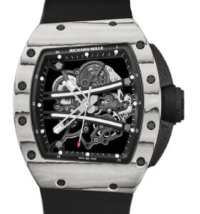 리차드밀 RM061-01 43mm White Ceramic Rubber Strap Skeletonized Dial[ZF]