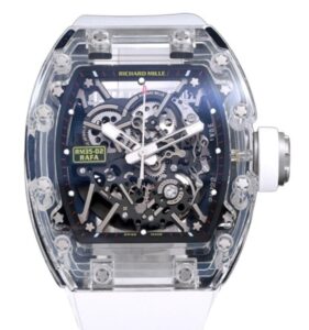리차드밀 RM035 41mm 'Crystal Clear' Crystal Rubber Strap Skeletonized Dial[SONIC]