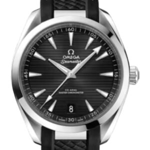 오메가 씨마스터 Aqua Terra 41mm 220.12.41.21.01.001 Steel Rubber Strap Black Dial[VS]