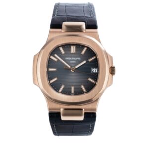 파텍필립 노틸러스 40mm 5711R Rose Gold Leather Dark Gray Dial[3K]