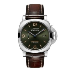 파네라이 루미노르 Marina 44mm PAM01116 Platinum Leather Strap Black Dial[VS]