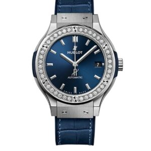 위블로 클래식퓨전 38mm 565.NX.7170.RX.1204 Titanium Rubber Strap Blue Dial[HB]