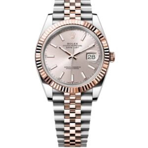 롤렉스 데이저스트 41mm 126331-0010 Half Rose Gold Pink Dial Jubilee[VS]