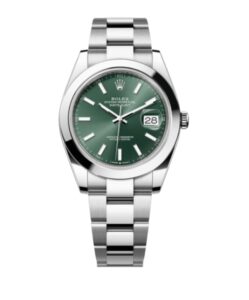 롤렉스 데이저스트 41mm 126300-0019 Smooth Bezel Full 904L Mint Green Dial[VS]