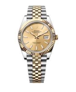 롤렉스 데이저스트 41mm Counterweight 126333-0010 Half Yellow Gold Champagne Dial Jubilee[ARF]