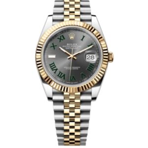 롤렉스 데이저스트 41mm Counterweight 126333-0014 Half Yellow Gold Black Dial Jubilee[ARF]