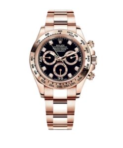 롤렉스 데이토나 40mm 116505 Full Rose Gold Diamond Mop Black Dial[CLEAN]