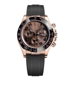 롤렉스 데이토나 40mm 116515LN-0015 Rose Gold Rubber Strap Arabic Number Brown Dial[CLEAN]
