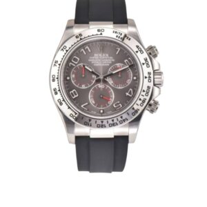 롤렉스 데이토나 40mm 116519LN White Gold Rubber Strap Arab Number Racing grey Dial[CLEAN]