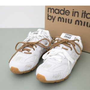 [국내배송]미우미우 여성 스니커즈 뉴발란스 530 SL 레더 운동화 신발 화이트