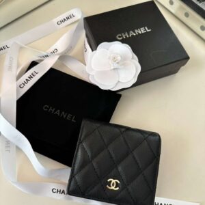 [국내배송]샤넬 클래식 더블 똑딱이 반지갑