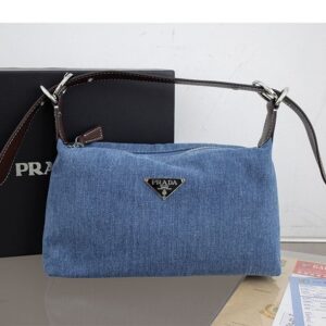 [국내배송]프라다 [PRADA] 수입고급 프라다 데님 토트 크로스백