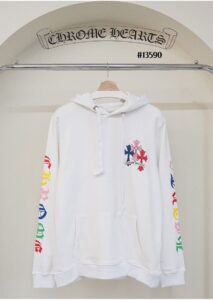 [국내배송]크롬하츠 남성 멀티 컬러 세메터리 크로스 풀오버 후디