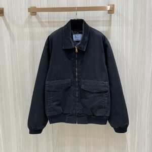 [국내배송]프라다 백로고 워싱 자켓 (최상위버전)