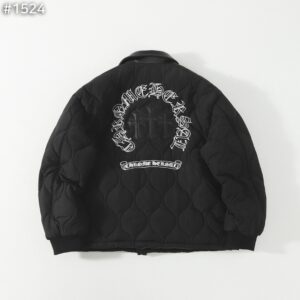 [국내배송]크롬하츠 트리플 레더 크로스 퀼팅 누빔 자켓