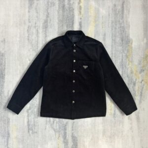 [국내배송]프라다 25 플레이트 코듀로이 오버 셔츠