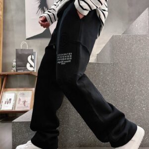 [국내배송]메종마르지엘라 세미와이드 밴딩팬츠