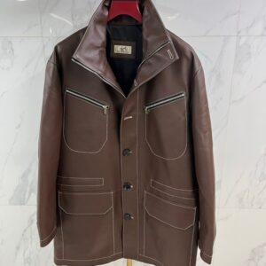 [국내배송]에르메스 남성 램스킨 미디 롱코트