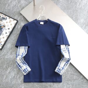 [국내배송]버버리 신상 체크로고 콤비 라운드(반오버핏)