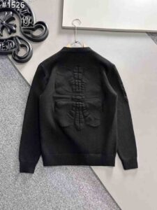 [국내배송]크롬하츠 엠브로이더드 크로스 엠보 스웨터