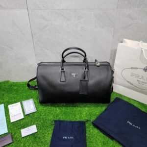 [국내배송]프라다 사피아노 가죽 트레블백