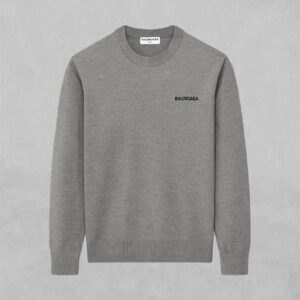 [국내배송]발렌시아가 자수 로고 베이직 울 블렌드 니트 풀오버