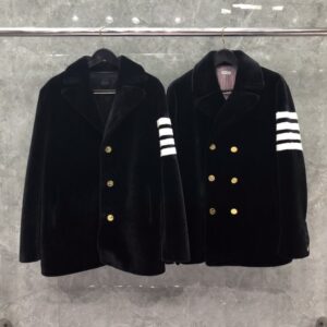 [국내배송]대리석집 톰브라운 더블 브레스티드 밍크 울 코트