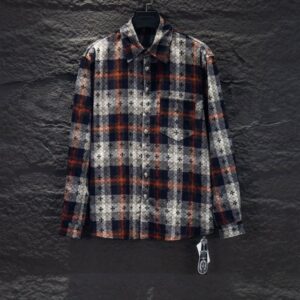 [국내배송]크롬하츠 체크레더 남방