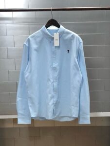 [국내배송]아미 하트자수 옥스포드 셔츠