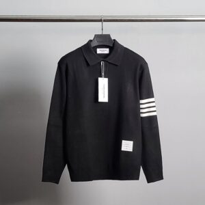 [국내배송]톰브라운 사선완장 울 카라 니트