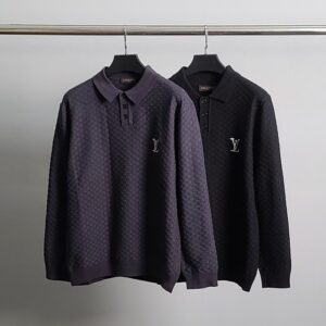 [국내배송]루이비통 LV자수 긴팔 카라 니트