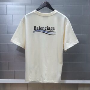 [국내배송]발렌시아가 웨이브자수 반팔티셔츠