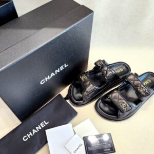 [국내배송]샤넬 벨크로 뮬 슬리퍼 (최상위버전)