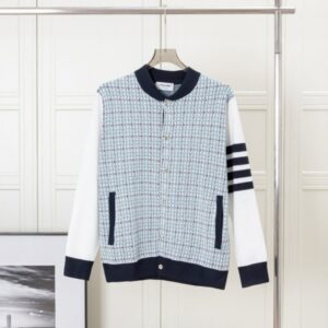 [국내배송]톰브라운 메탈버튼 체크배색 자켓