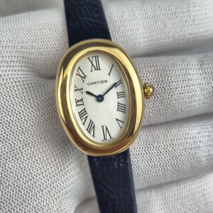 [국내배송]까르띠에 베누아 화이트다이얼로마 골드