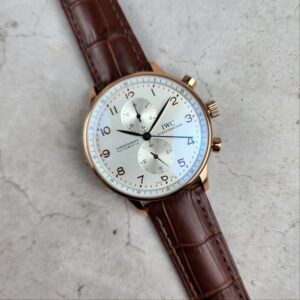 [국내배송]IWC 샤프하우젠 포르투기저 화이트다이얼 골드침