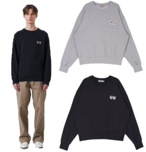 [국내배송]메종키츠네 더블폭스 맨투맨 2color